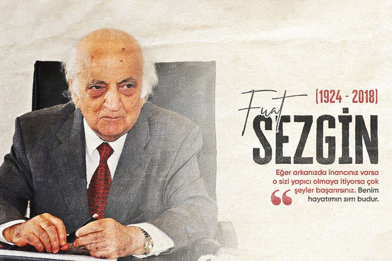 İslam medeniyetinin büyük bilim adamı: Fuat Sezgin İslam medeniyetinin büyük bilim adamı: Fuat Sezgin